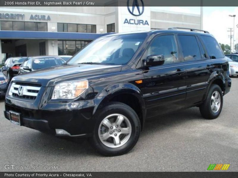 Nighthawk Black Pearl / Gray 2006 Honda Pilot EX