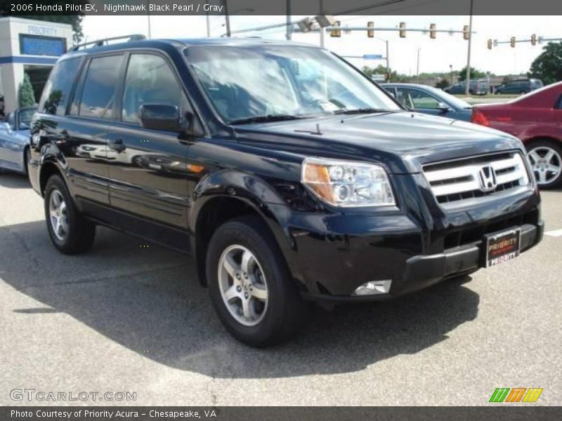 Nighthawk Black Pearl / Gray 2006 Honda Pilot EX