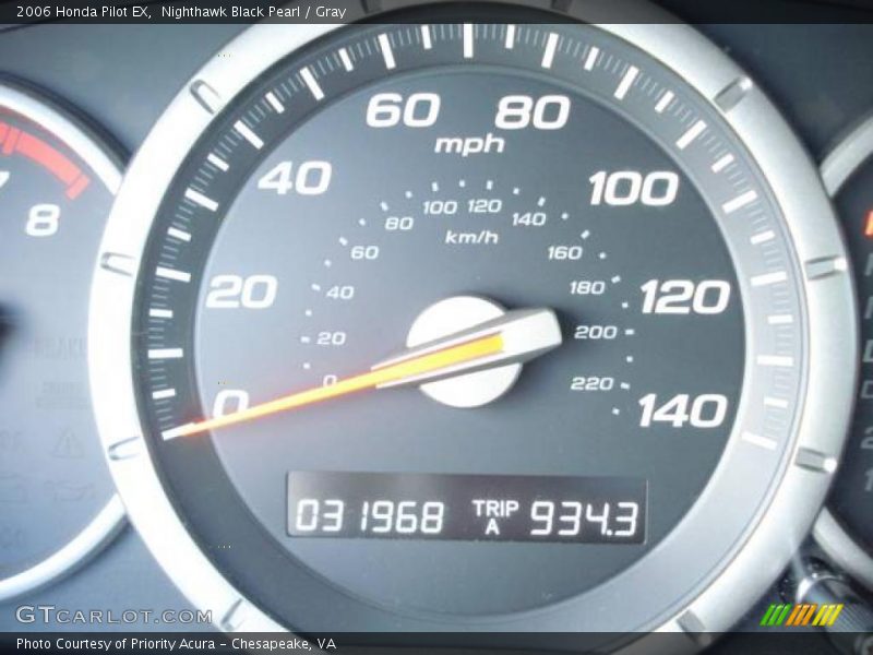 Nighthawk Black Pearl / Gray 2006 Honda Pilot EX