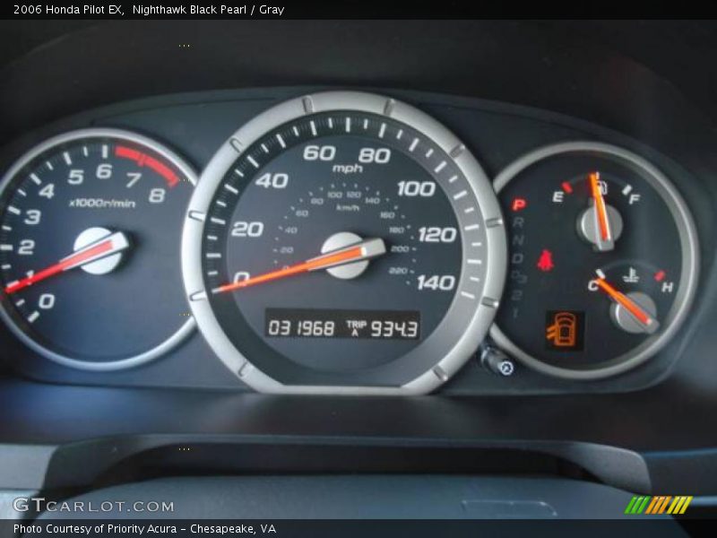 Nighthawk Black Pearl / Gray 2006 Honda Pilot EX