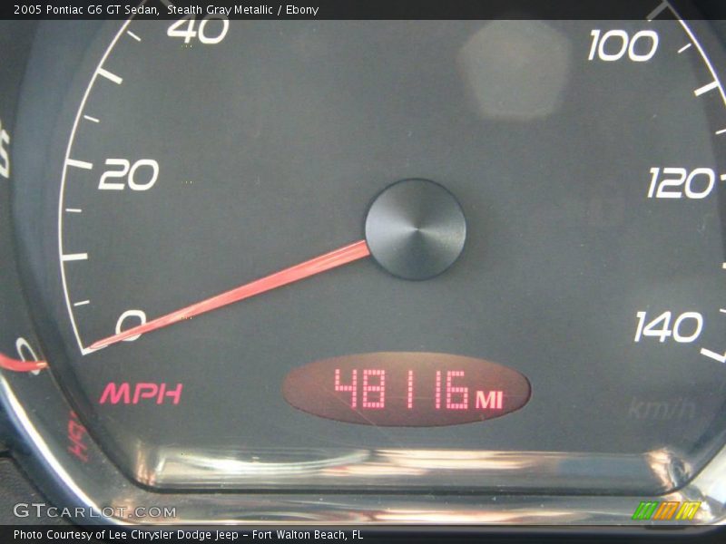 Stealth Gray Metallic / Ebony 2005 Pontiac G6 GT Sedan