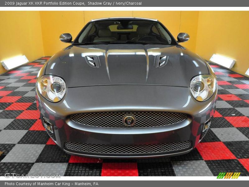 Shadow Gray / Ivory/Charcoal 2009 Jaguar XK XKR Portfolio Edition Coupe