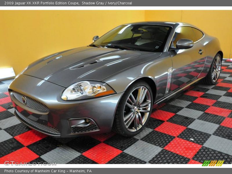 Shadow Gray / Ivory/Charcoal 2009 Jaguar XK XKR Portfolio Edition Coupe