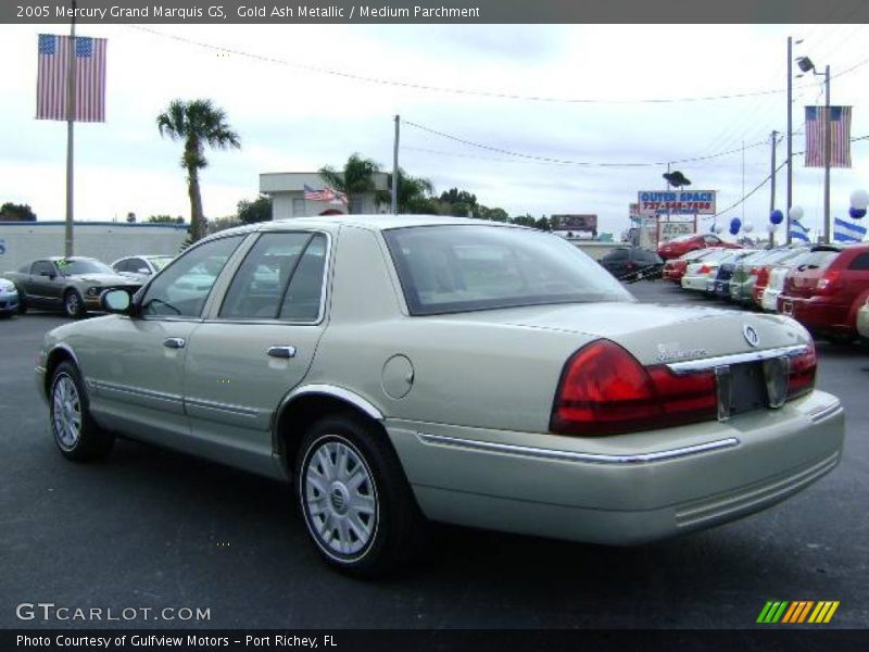 Gold Ash Metallic / Medium Parchment 2005 Mercury Grand Marquis GS