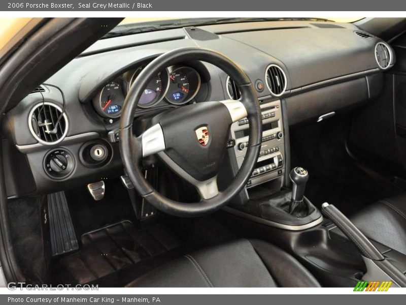 Seal Grey Metallic / Black 2006 Porsche Boxster