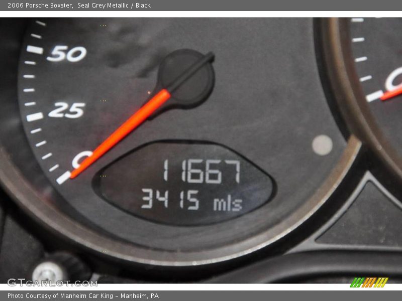 Seal Grey Metallic / Black 2006 Porsche Boxster