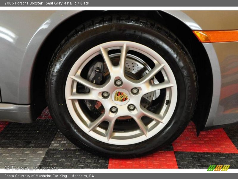 Seal Grey Metallic / Black 2006 Porsche Boxster