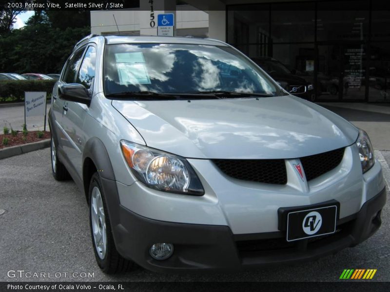 Satellite Silver / Slate 2003 Pontiac Vibe