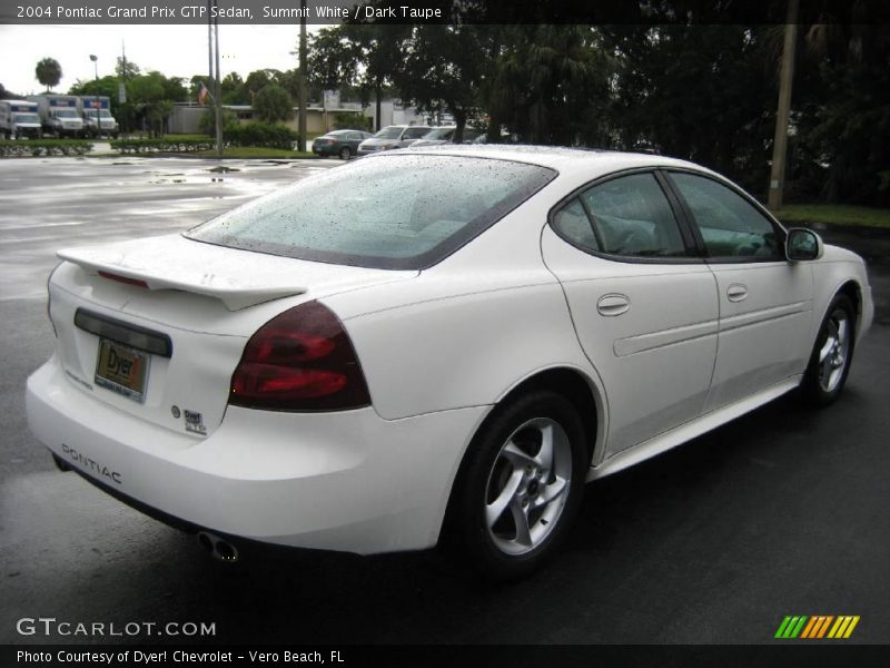 Summit White / Dark Taupe 2004 Pontiac Grand Prix GTP Sedan