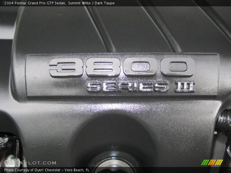 Summit White / Dark Taupe 2004 Pontiac Grand Prix GTP Sedan