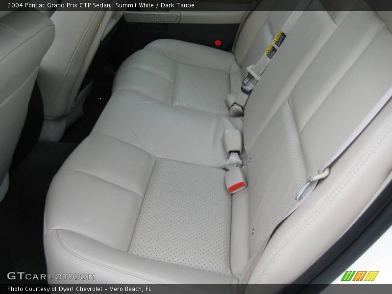 Summit White / Dark Taupe 2004 Pontiac Grand Prix GTP Sedan