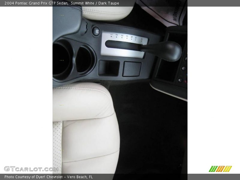 Summit White / Dark Taupe 2004 Pontiac Grand Prix GTP Sedan
