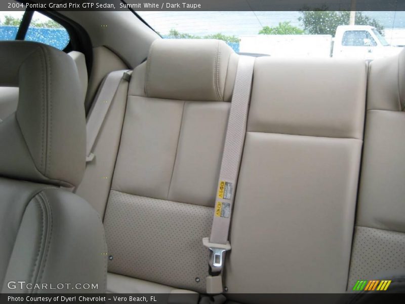 Summit White / Dark Taupe 2004 Pontiac Grand Prix GTP Sedan