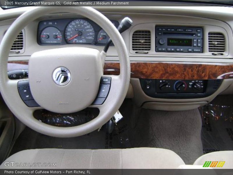 Gold Ash Metallic / Medium Parchment 2005 Mercury Grand Marquis GS
