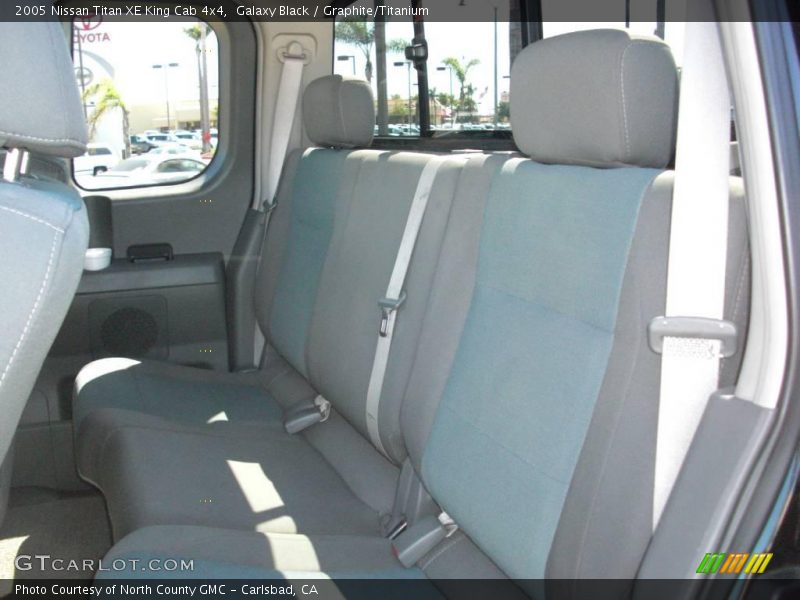 Galaxy Black / Graphite/Titanium 2005 Nissan Titan XE King Cab 4x4