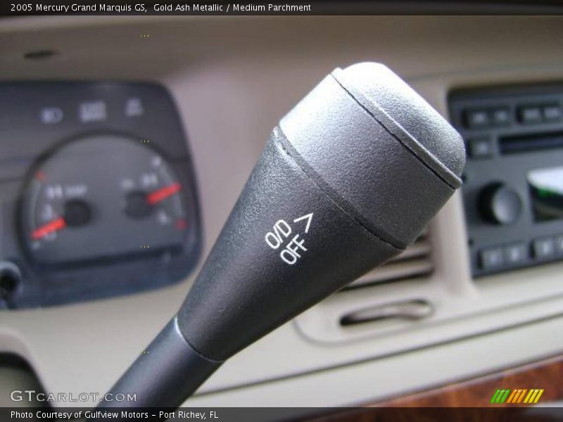 Gold Ash Metallic / Medium Parchment 2005 Mercury Grand Marquis GS