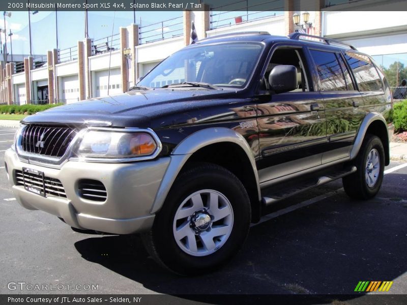 Solano Black Pearl / Tan 2003 Mitsubishi Montero Sport XLS 4x4