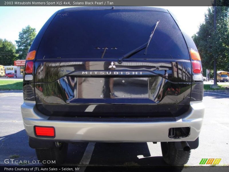 Solano Black Pearl / Tan 2003 Mitsubishi Montero Sport XLS 4x4