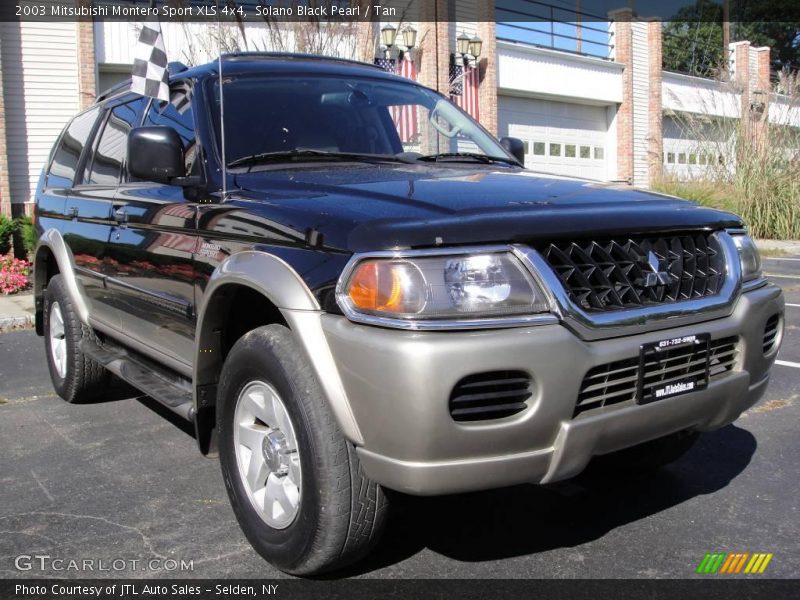 Solano Black Pearl / Tan 2003 Mitsubishi Montero Sport XLS 4x4