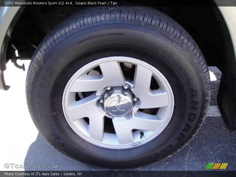 Solano Black Pearl / Tan 2003 Mitsubishi Montero Sport XLS 4x4