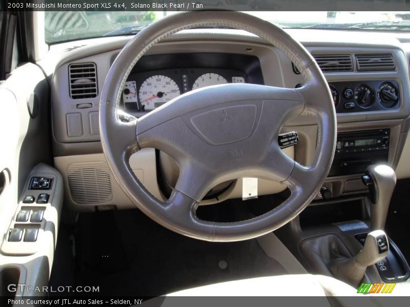 Solano Black Pearl / Tan 2003 Mitsubishi Montero Sport XLS 4x4