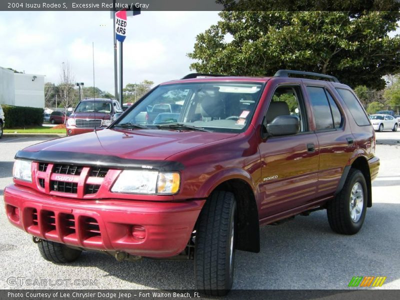 Excessive Red Mica / Gray 2004 Isuzu Rodeo S