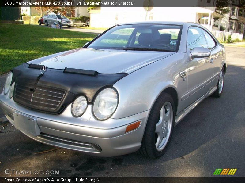Brilliant Silver Metallic / Charcoal 2001 Mercedes-Benz CLK 430 Coupe