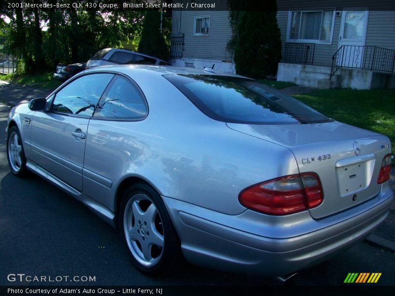 Brilliant Silver Metallic / Charcoal 2001 Mercedes-Benz CLK 430 Coupe