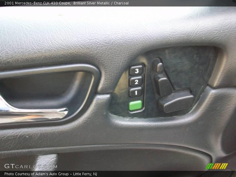 Brilliant Silver Metallic / Charcoal 2001 Mercedes-Benz CLK 430 Coupe
