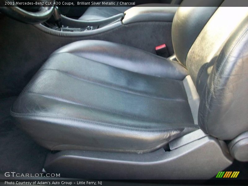 Brilliant Silver Metallic / Charcoal 2001 Mercedes-Benz CLK 430 Coupe