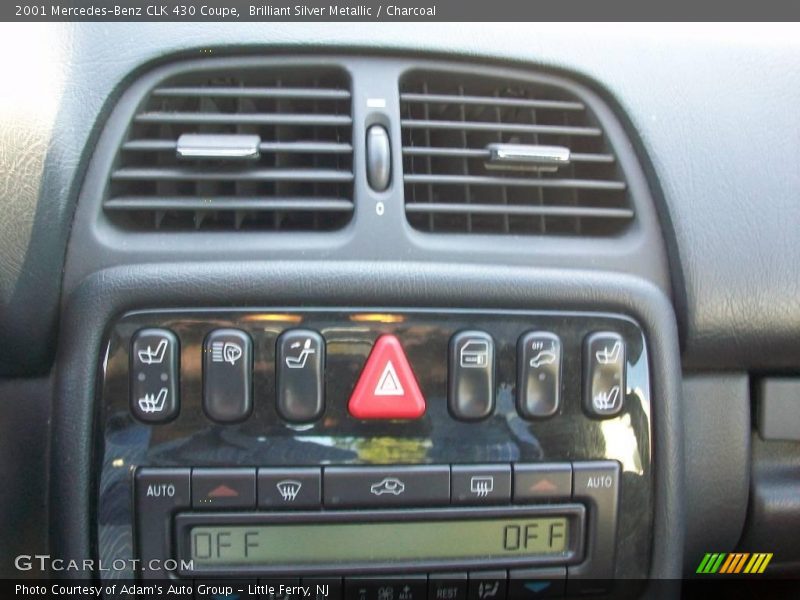 Brilliant Silver Metallic / Charcoal 2001 Mercedes-Benz CLK 430 Coupe