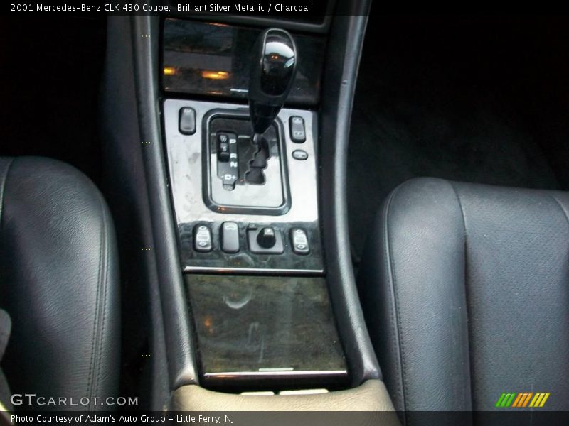 Brilliant Silver Metallic / Charcoal 2001 Mercedes-Benz CLK 430 Coupe