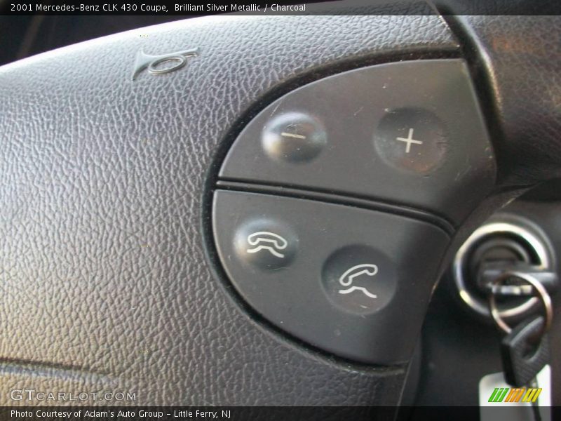 Brilliant Silver Metallic / Charcoal 2001 Mercedes-Benz CLK 430 Coupe