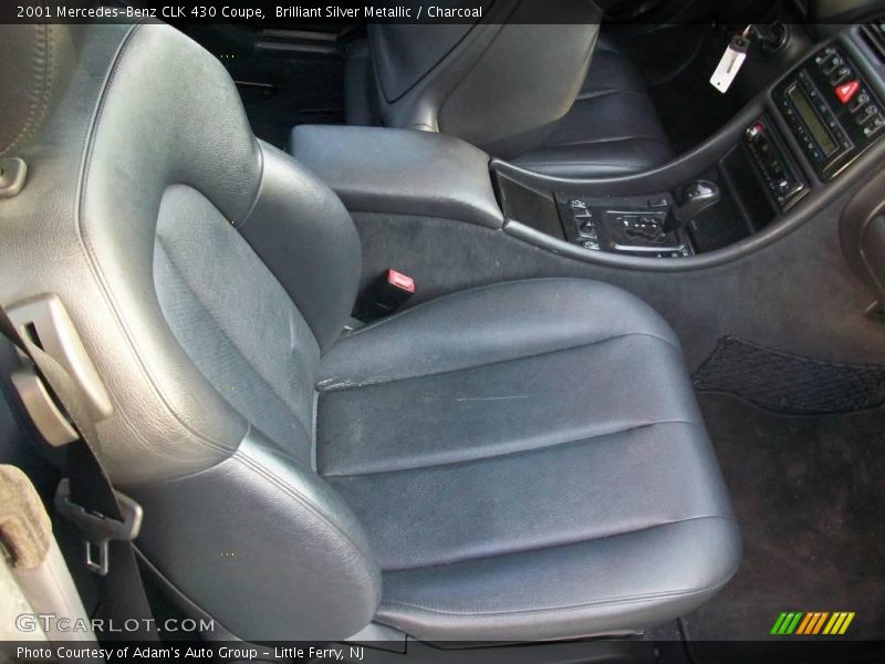 Brilliant Silver Metallic / Charcoal 2001 Mercedes-Benz CLK 430 Coupe