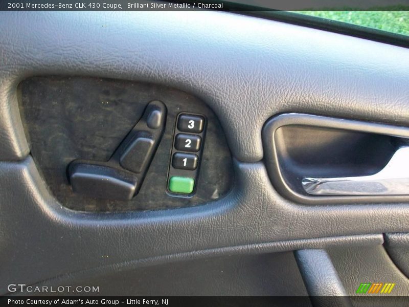 Brilliant Silver Metallic / Charcoal 2001 Mercedes-Benz CLK 430 Coupe