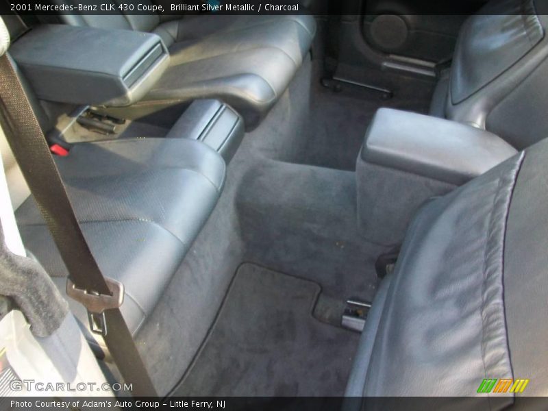 Brilliant Silver Metallic / Charcoal 2001 Mercedes-Benz CLK 430 Coupe