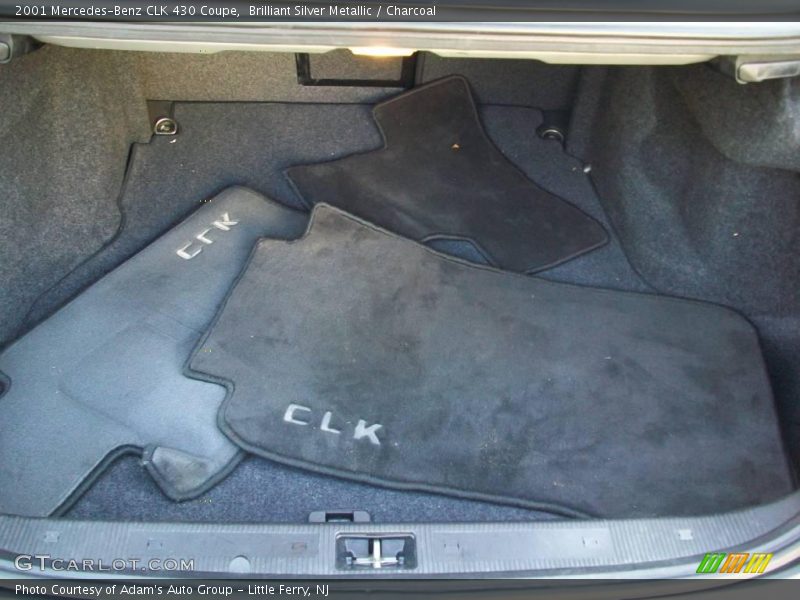 Brilliant Silver Metallic / Charcoal 2001 Mercedes-Benz CLK 430 Coupe