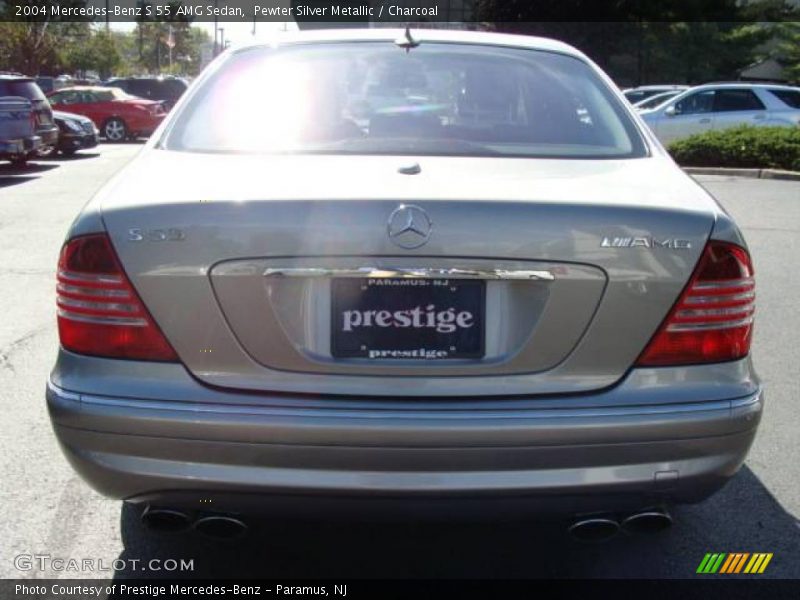 Pewter Silver Metallic / Charcoal 2004 Mercedes-Benz S 55 AMG Sedan