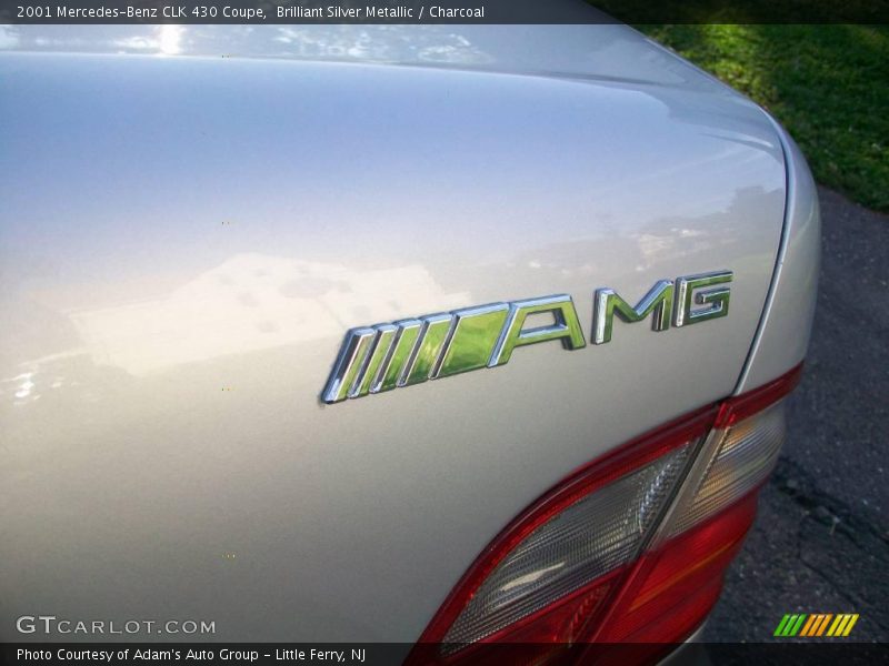 Brilliant Silver Metallic / Charcoal 2001 Mercedes-Benz CLK 430 Coupe