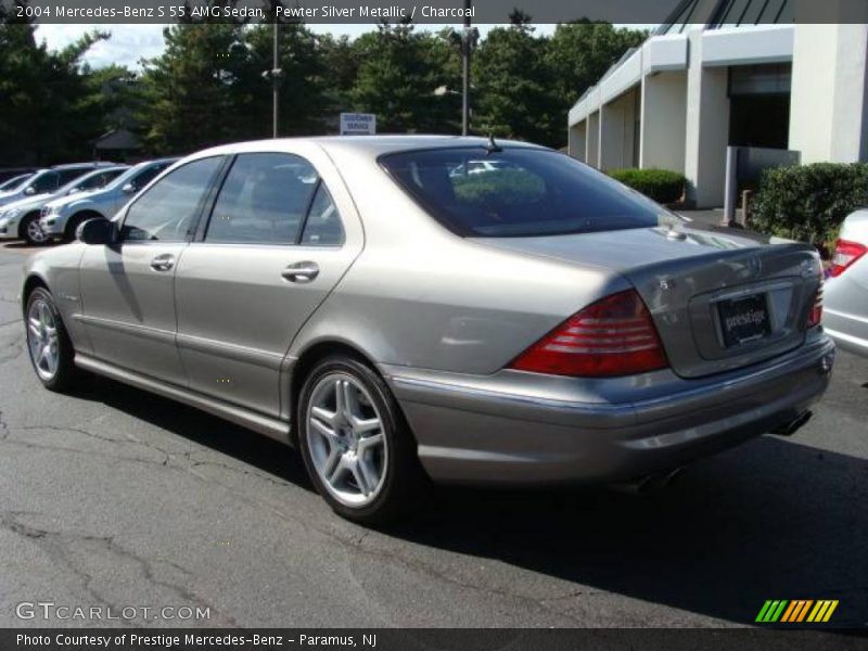 Pewter Silver Metallic / Charcoal 2004 Mercedes-Benz S 55 AMG Sedan