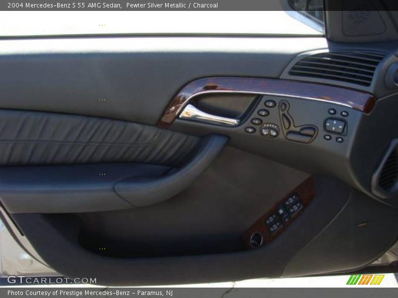 Pewter Silver Metallic / Charcoal 2004 Mercedes-Benz S 55 AMG Sedan