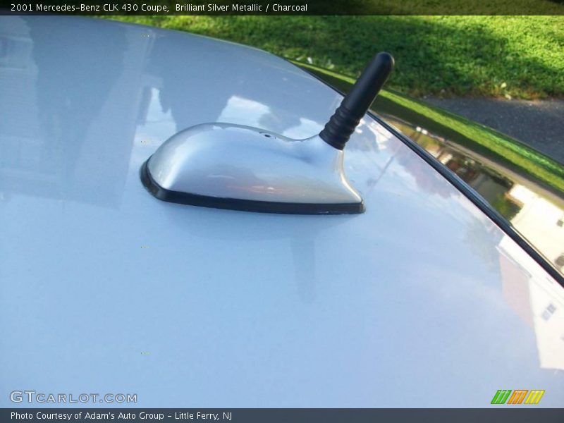Brilliant Silver Metallic / Charcoal 2001 Mercedes-Benz CLK 430 Coupe