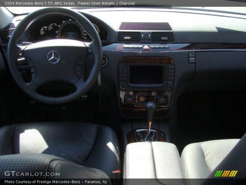 Pewter Silver Metallic / Charcoal 2004 Mercedes-Benz S 55 AMG Sedan