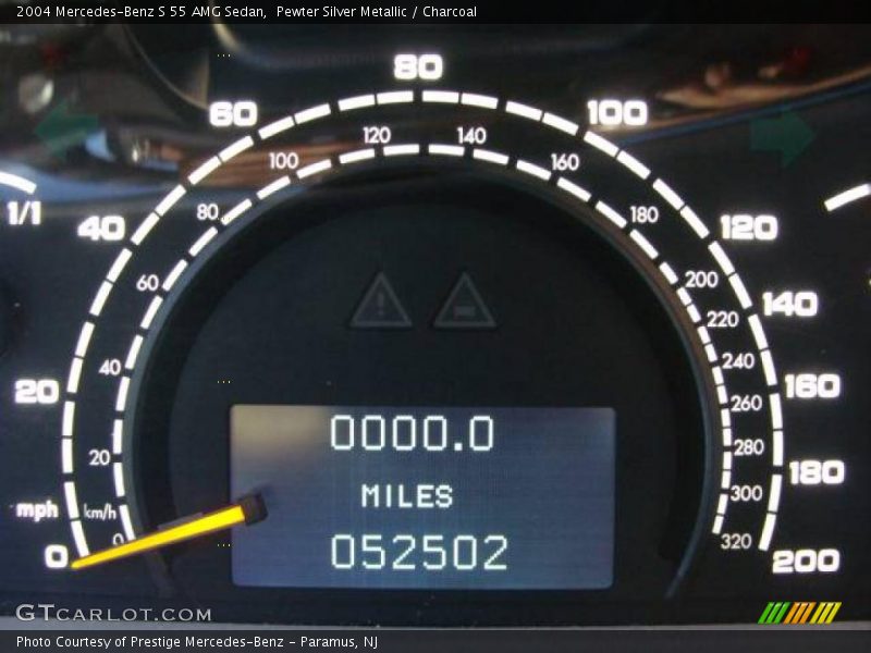 Pewter Silver Metallic / Charcoal 2004 Mercedes-Benz S 55 AMG Sedan