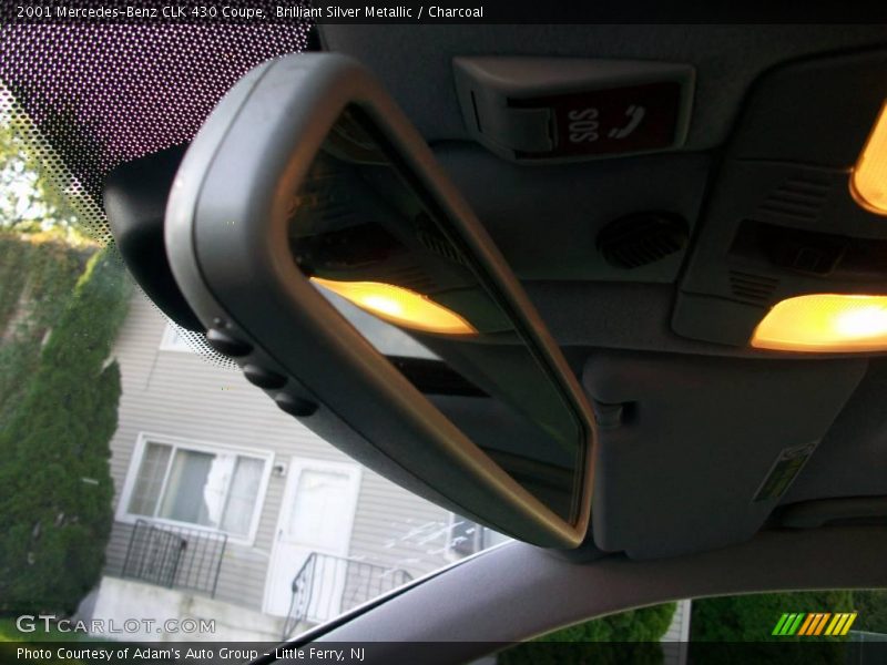 Brilliant Silver Metallic / Charcoal 2001 Mercedes-Benz CLK 430 Coupe