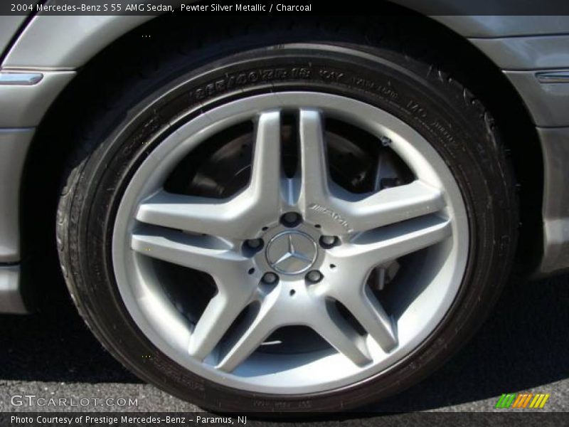 Pewter Silver Metallic / Charcoal 2004 Mercedes-Benz S 55 AMG Sedan