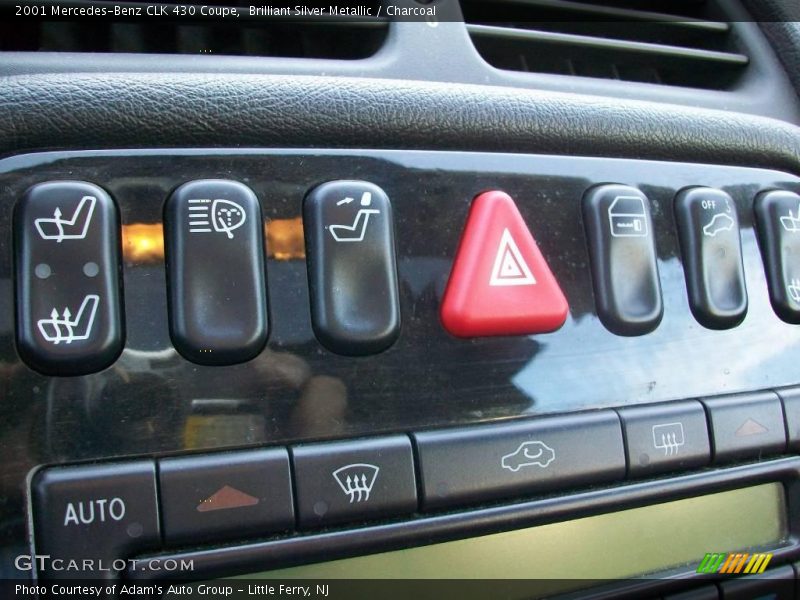 Brilliant Silver Metallic / Charcoal 2001 Mercedes-Benz CLK 430 Coupe