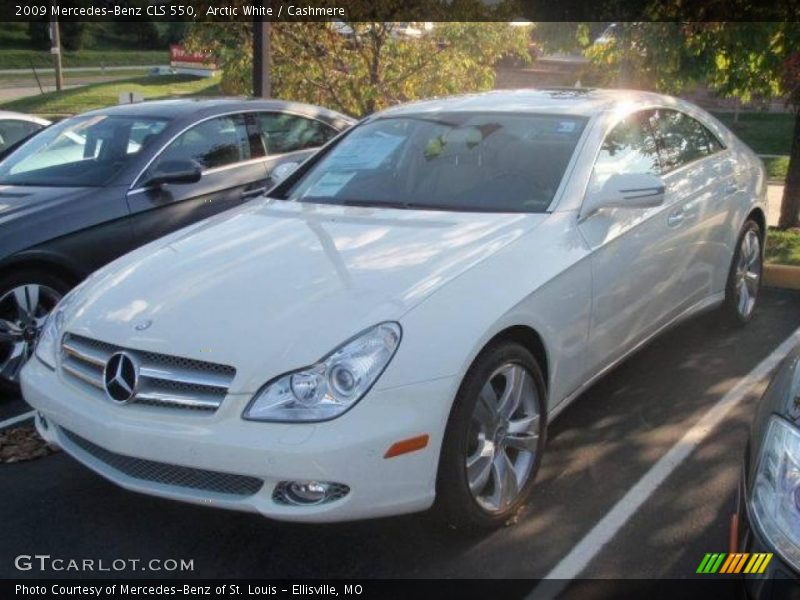 Arctic White / Cashmere 2009 Mercedes-Benz CLS 550