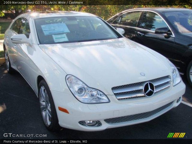 Arctic White / Cashmere 2009 Mercedes-Benz CLS 550