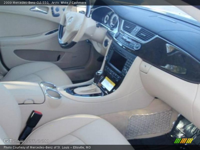 Arctic White / Cashmere 2009 Mercedes-Benz CLS 550